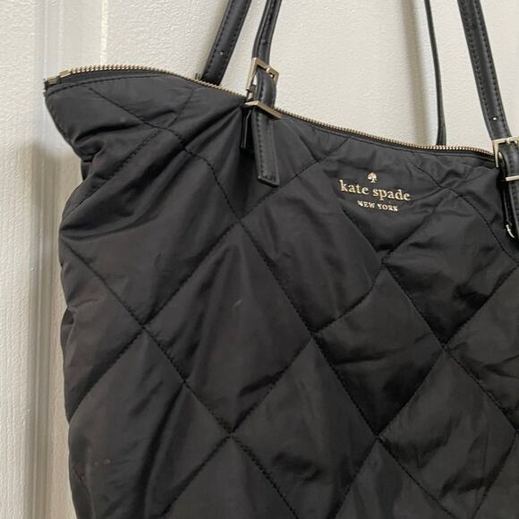 Kate Spade Watson Lane black quilted Maya tote bag - Picture 6 of 15